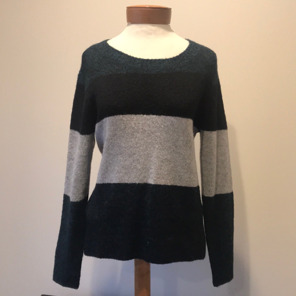 American Eagle, crew neck, striped sweater